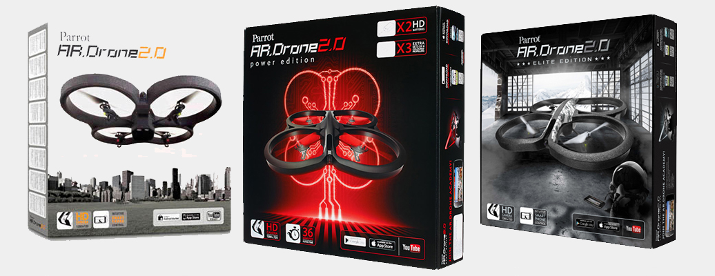 Ar.Drone 2.0,Ar.Drone 2.0 Power Elbtion, Ar.Drone 2.0 Elite Edition